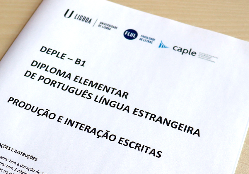 Imatge del esdeveniment:Foto de la portada d'un examen del CAPLE.